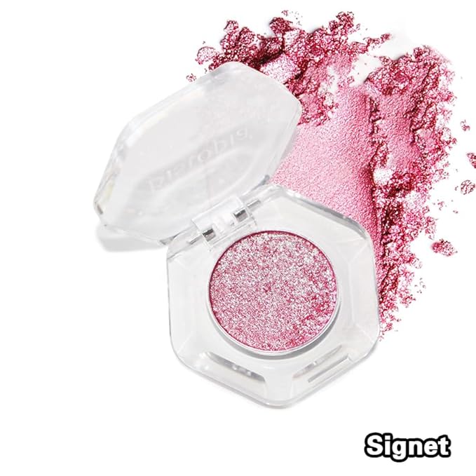 Chameleon Eyeshadow Collection, 14 Shades, Glitter Pressed Powder, Iridescent Shimmer Colors. (Signet)