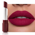 Burgundy Red Matte Creamy Lipstick for Women, Longwear Lips Gloss Paint Stick, Lip Stick Stain Long Lasting Waterproof Effortless Application Full Coverage Velvet Gloss for Party Halloween Makeup 04