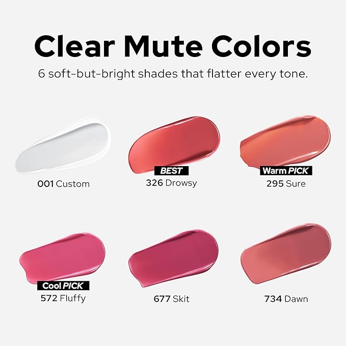 Unframed Hydro Blow Tint – 572 Fluffy | Hydrating Gloss Lip Tint | 0.3 fl oz / 9 g | Korean Beauty