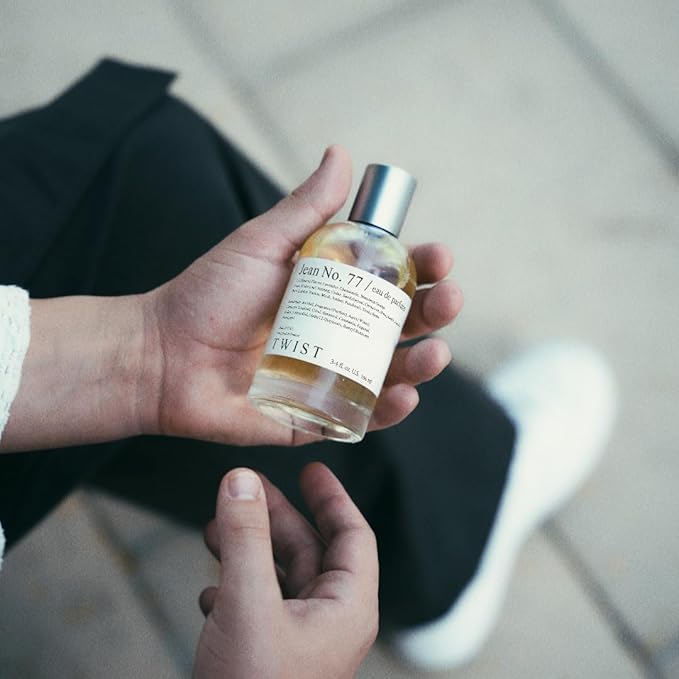 Twist Jean No. 77 - Eau De Parfum Inspired by D. Fahrenh. Long-Lasting Perfume For Men, Paraben Free, Vegan, Clean Ingredients, Fragrance - Spray 100 ml | 3.4 fl. oz.