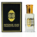 INTENSE OUD Khalab Long Lasting Arabian Perfume Oils for Women 12ML (0.40 OZ) Fragrance Oil With Zesty Citrus, Creamy Vanilla & Smooth Woody Notes - Concentrated Perfume Oil in Black Gift Box