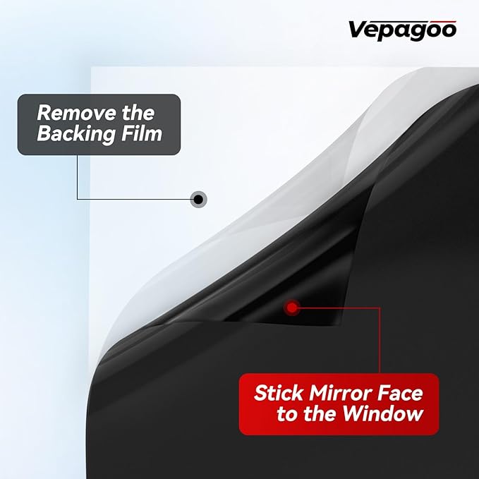 Vepagoo Nano Ceramic Car Window Tint Film 20% VLT- 24" in 15'Ft Privacy Window Tint, Blocks UV/IR Rays, Heat & Glare - Scratch Resistance Car Window Film