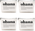 Christmas Thank You Gifts, 4pcs Hawaiian Inspirational Makeup Bag, Hawaiian Gifts Cosmetic Bag, Hawaii Souvenirs, Minimalist Thank You Gifts for Women Female Grandma Friend Wife Mom Sister