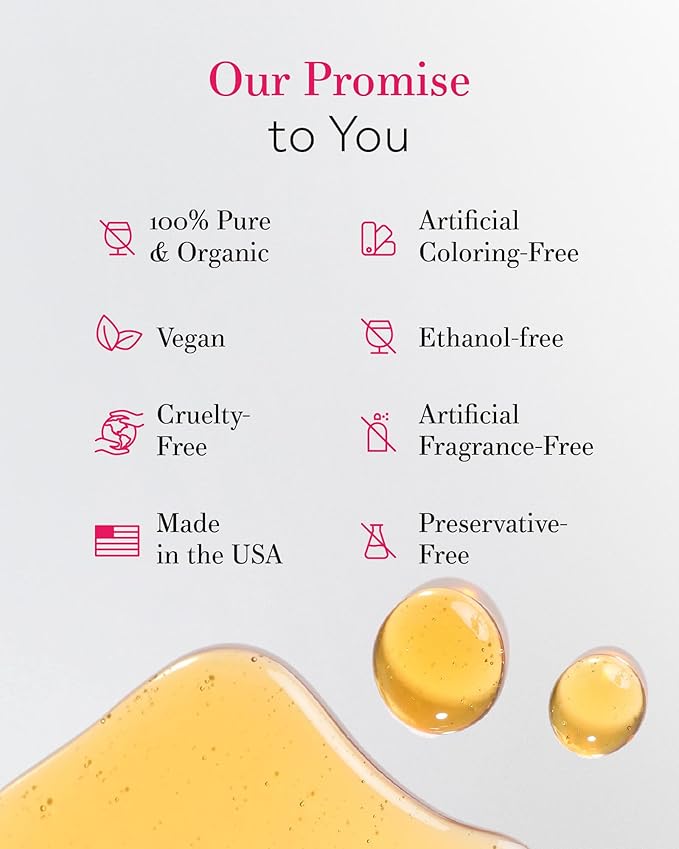 Leven Rose Jojoba Oil Organic, Pure Cold Pressed Natural Unrefined Moisturizer for Skin Hair and Nails 4 oz