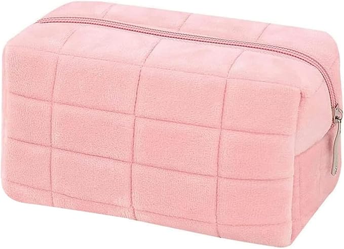 Makeup Bag Small Cosmetic Pouch for Purse Women Girls Y2k Checkered Make Up Bags