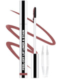 Lip Liner Stain Peel Off with Tweezer, Long Lasting Matte Lip Tattoo, Highly Pigmented Color Lip Tint Makeup, Waterproof, Transfer-proof Lipstain for Women, for All Skin Types