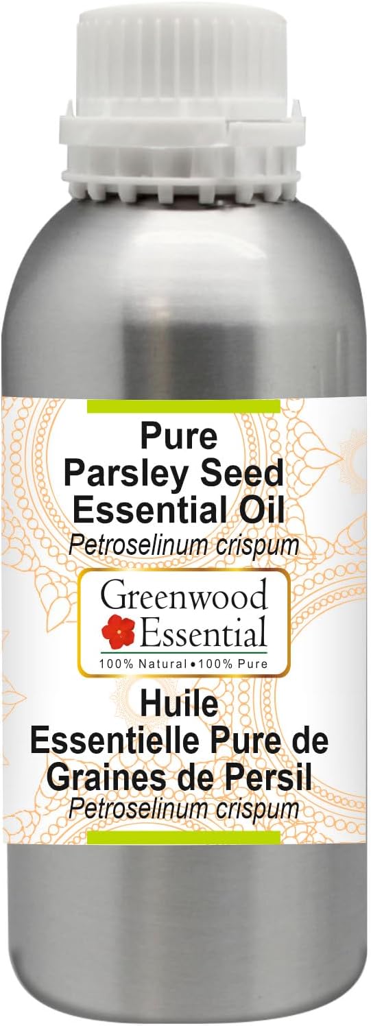 Greenwood Essential Pure Parsley Seed Essential Oil (Petroselinum crispum) Steam Distilled 630ml (21.3 oz)