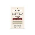 Cremo Exfoliating Body Bar for Men, Bourbon & Oak Scent, Multi-Layered Fragrance That Buffs, Cleanses and Hydrates Skin, 5oz
