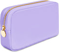 DANCOUR Nylon Makeup Bags for Women Large Preppy Travel Toiletry Pouch Cosmetic Bag Makeup Organizer
