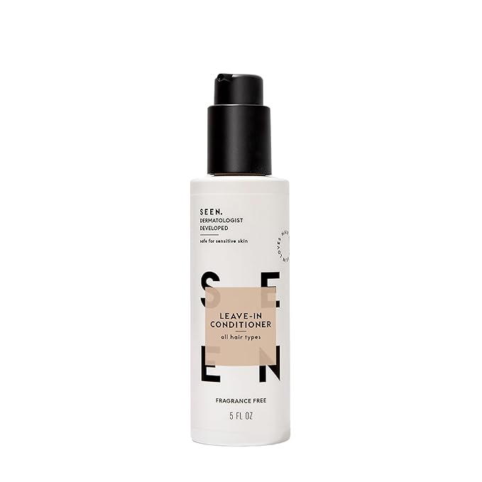 SEEN Leave-In Conditioner - Leave-In Hair Conditioner & Heat Protectant Spray- Detangles & Hydrates- No Parabens, Sulfates or Phthalate (Scented)