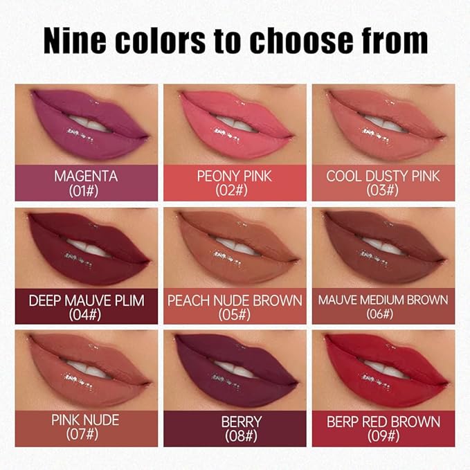 Nourishing High-Shine Lip Gloss,Hydrating & Moisturizing Lip Tint, Non-Sticky, Long-Lasting Glossy Lip Stain,Softens & Plumps Lips for Smooth,Gentle Formula for Dry Lips 07#Pink Nude