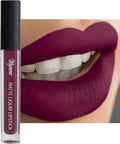 Mynena Dark Purple Long Lasting Lipstick for Women Waterproof & Transfer-Proof | Hydrating with Shea Butter | Bold Pigment Matte Color Lip Stain | Talc-Free & Vegan Product that Performs | Viola