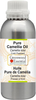 Greenwood Essential Pure Camellia Oil (Camellia kissi) Cold Pressed 1250ml (42 oz)