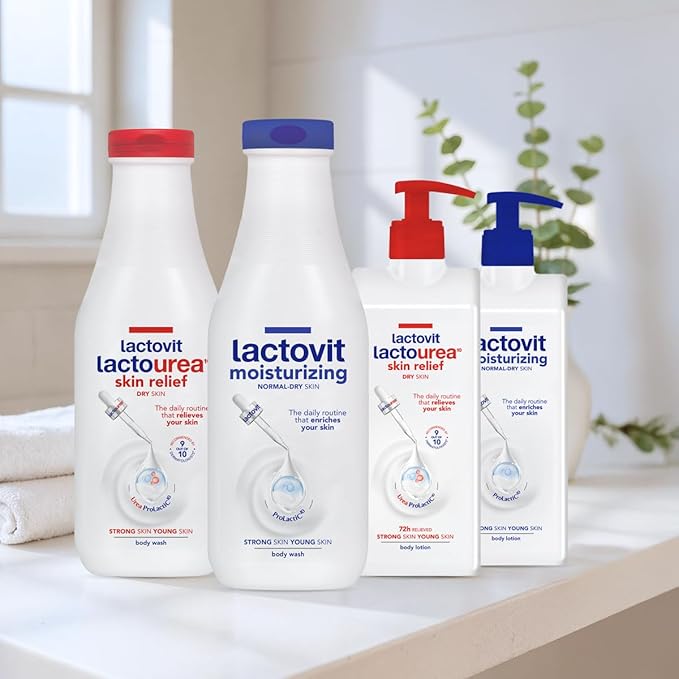 Lactovit | Moisturizing Body Wash | Hydrating Shower Gel | For all Skins | With ProLactiC10, Collagen & Elastin Booster | Smooth & Youthful Skin | Dermatologist Recommended | 600 ml