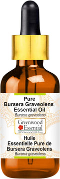 Greenwood Essential Bursera Graveolens Essential Oil (Bursera graveolens) with Glass Dropper | Pure | Non-Sticky | Non-Greasy | Lightweight | Unisex | All Skin Types | Steam Distilled 5ml (0.16 oz)