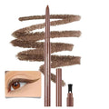 Kaely Light Brown Shimmer Gel Eyeliner Pencil, Smooth Eye Liner Waterproof Smudge Proof, Built in Sharpener, Long Lasting Eye Makeup, Vegan & Cruelty-Free, 04