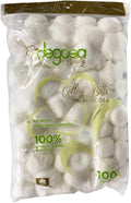 Cotton Balls for Facial Treatments, Nails and Make-Up Removal, Applying Tonics & Cleansers, Multi-Purpose Soft Natural Cotton Balls (Large 100 Count)