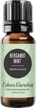 Edens Garden Bergamot Mint Essential Oil- 100% Pure Premium Grade, Undiluted, Natural, Therapeutic, Aromatherapy, The Best for Diffuser, Skin, Candle, Laundry 10 ml (.33 fl oz)