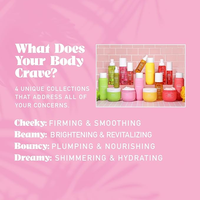 NATURE WELL Bouncy Plumping & Moisturizing Body Cream, Lightweight & Quick-Absorbing Formula to Help Visibly Firm & Smooth Skin, Scented with Tuberose, Dragonfruit, Lychee & Golden Amber, 12 Oz