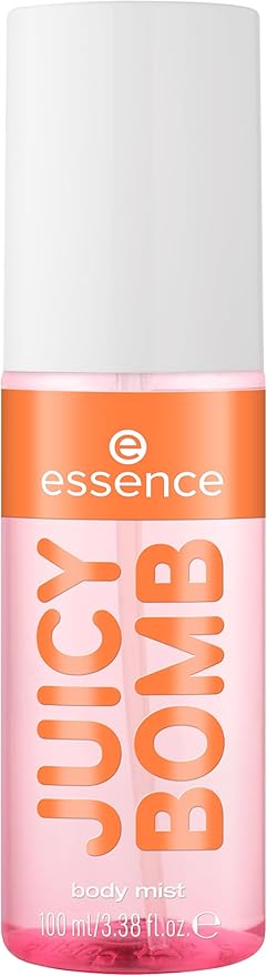 essence | Juicy Bomb Body Mist| Gourmand Caramel with Pistachio & Jasmine | Long-Lasting, Travel-Friendly & Vegan (02 | Caramel Crush)
