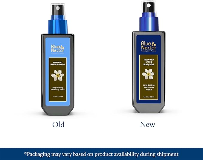 Blue Nectar Chamba Wild Nargis Body Mist for long lasting freshness and aromatic body odor (3.4 Fl oz)