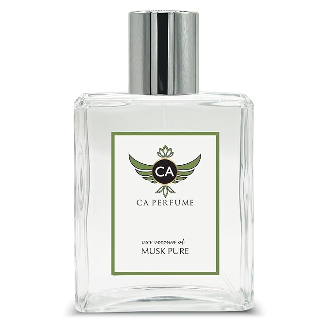CA Perfume Impression of Musk Pure For Women Fragrance Dupes Eau de Parfum Spray Bottle 3.4 Fl Oz/100ml