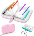 A7-L Timueetech Water-Proof Pill Pouch Set, BPA Free, A7-L Pill Loose-Leaf Storage with Color-Coded Medicine Pouches, Large Reusable Travel Medicine Organizer， Zippered Pill Organizers Weekly