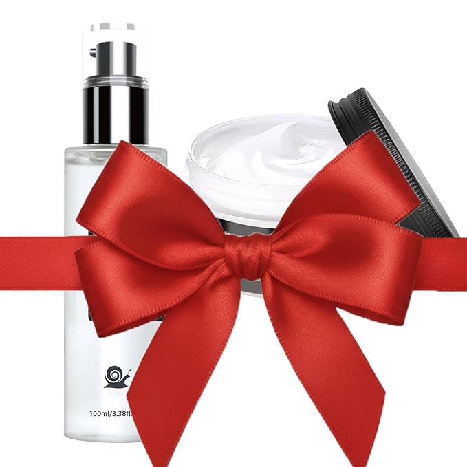 Snail Mucin 96.3% Serum with 92% Snail Mucin Cream Face Moisturizer Hydrating Serum For Face All Skin Types Skin Care