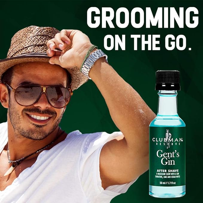Clubman Reserve - Gent's Gin After Shave Lotion 1.7 fl. Oz x 2 packs