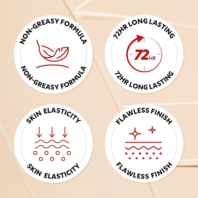 TIRTIR Mask Fit Red Cushion Foundation | Full coverage, Weightless, Skin fit, Satin Glow Finish, Korean Makeup BB Foundation, beauty, Tattoo cover up, Buildable (#13N Fair Ivory, 0.63 Fl Oz)