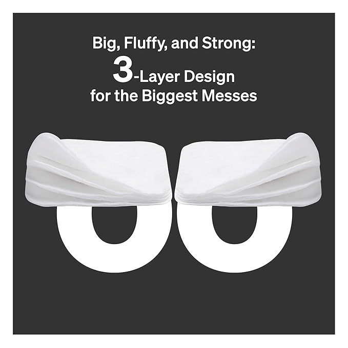 Baby Cotton Pads for Diaper Change by LoveNoobs, 60 Count, Ultra Soft 100% Organic Extra Large Cotton Pads for Baby Sensitive Skin, Lint-Free, Premium Jumbo Size, GOTS Certified