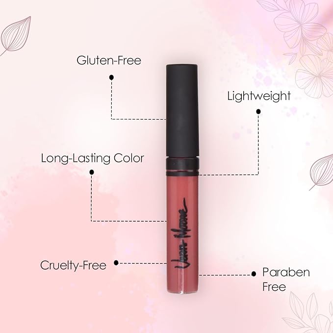 Lip Gloss, Moisturizing Lip Color with Shimmer for Long Lasting Shine, Lightweight Lip Stain, Girls Non-Sticky Lip Gloss with Aloe Vera, W/Vitamin C, E (Autumn)