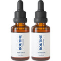 Routine Wellness Hair Treatment Serum for Thinning Hair - Plant-Based Rosemary, Tea Tree & Argan Oils Blend for Strength, Shine & Softer Hair - Clean Ingredients, All Hair Types - 30ml (Pack of 2)