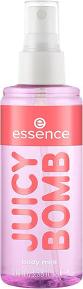 essence | Juicy Bomb Body Mist| Fruity Lychee with Dragonfruit & Floral Notes | Long-Lasting, Travel-Friendly & Vegan (03 | Lychee Lagoon)
