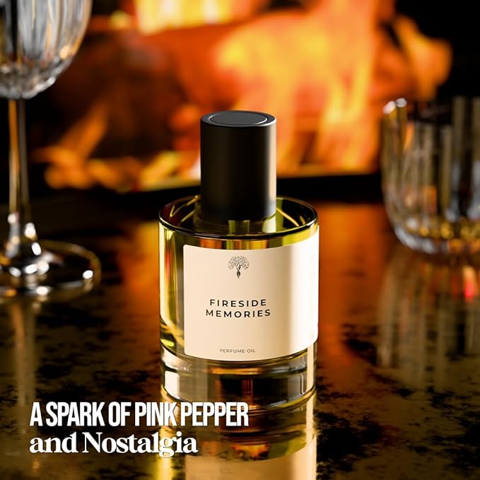 Fireside Memories Perfume Inspired by The Fire PlacE | Eau de Perfum - Long Lasting Perfume for Women and Men (Unisex) – 50ml with 30ml Fireside Memories (Pack of 2)