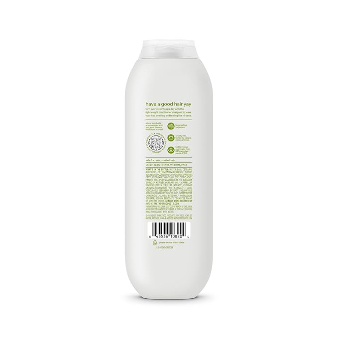 Method Everyday Conditioner, Daily Zen with Cucumber, Green Tea, and Seaweed Scent Notes, Paraben and Sulfate Free, 13.5 oz (Pack of 1)