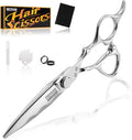 Professional Hair Cutting Shears -SUS440C Stainless Steel Barber Scissors with Ergonomic Handle,Ultra Sharp Blades for Salon (Modern, 5.5)