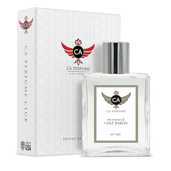 CA Perfume Impression of Chez Baron for Men Eau De Parfum Spray Long Lasting Aromatic Fougere Perfume (3.4 Fl Oz / 100ml)