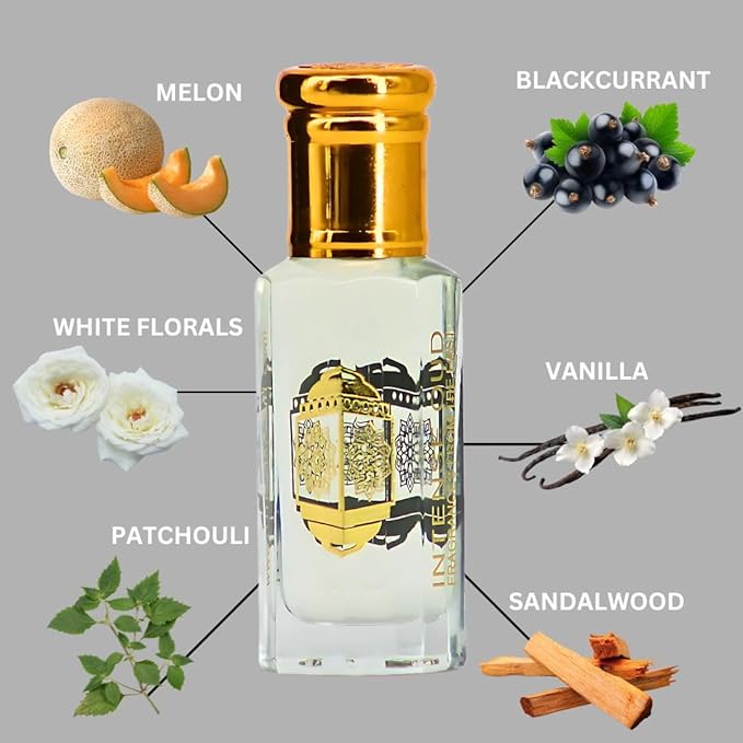 INTENSE OUD Tasfiq Long Lasting Arabian Perfume Oils for Women 12ML (0.40 OZ) Concentrated Perfume Oil in a Luxurious Black Gift Box – Fragrance Oil With Fruity & Woody Essence of Elegance