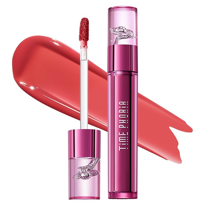 Blurring Lip Tint - Shine Lip Gloss to Soft Blurry Lip Matte Finish, Long-Lasting Lip Stain, Smooth and Blur lip lines, Weightless Watery-Velvet Feel, Hydrating & Non-Sticky (010 RIPPLE)
