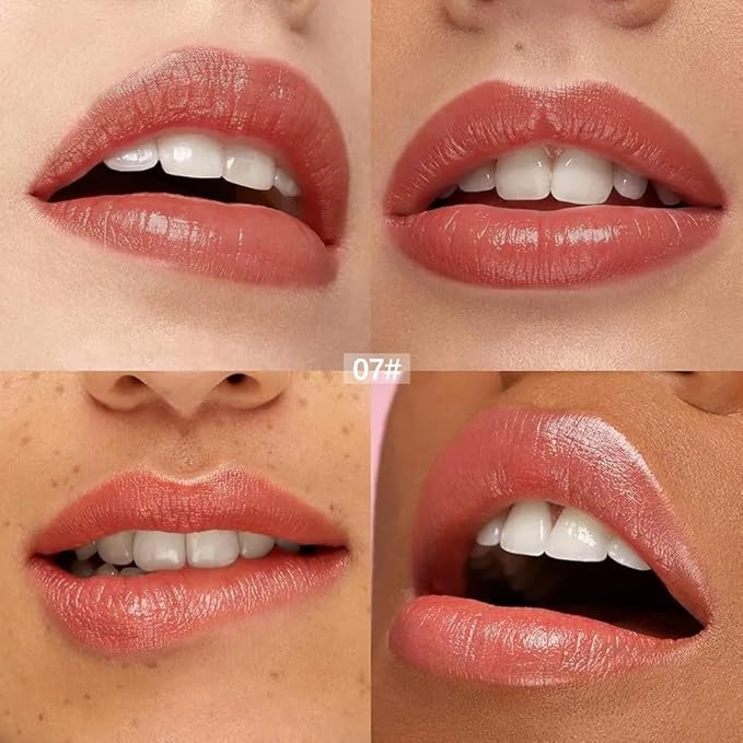 12 Colors Lip Gloss Set, High-Shine Waterproof Collection, Long Lasting Moisturizing Formula with Mirror Finish, Adult (7#, 1 Count (Pack of 1))