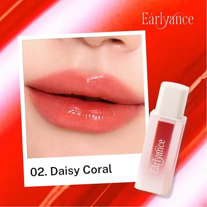 Peel Off Waterproof Lip Tattoo 6g - 24h Long Lasting Korean Lip Stain, Transfer Proof Matte Blush Red with plumping effect (Blush Red)