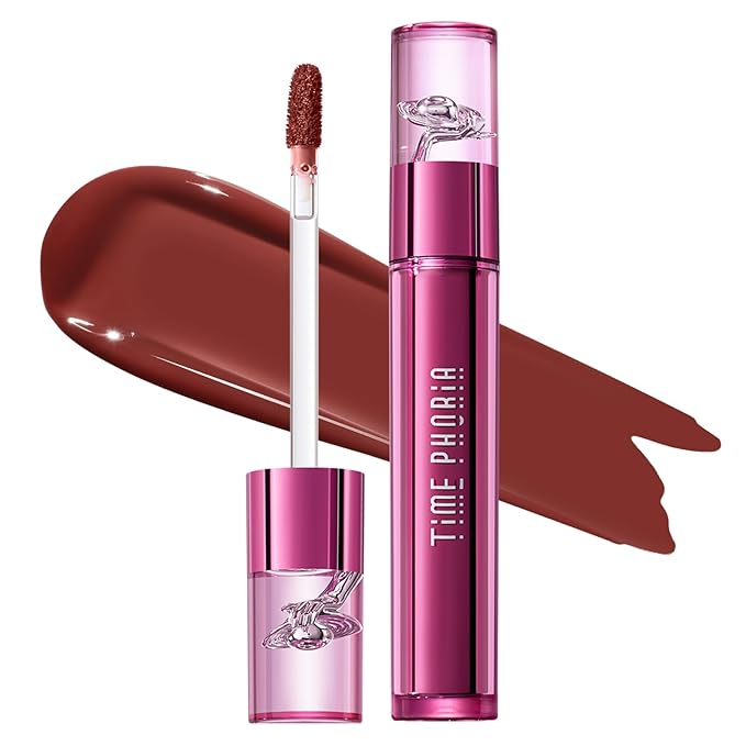 Blurring Lip Tint - Shine Lip Gloss to Soft Blurry Lip Matte Finish, Long-Lasting Lip Stain, Smooth and Blur lip lines, Weightless Watery-Velvet Feel, Hydrating & Non-Sticky (001 FLUX)