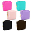 6 Pcs Waterproof Mini Makeup Bag Pouch for Purse,Small Cosmetic Travel Bag Pouch Nylon Toiletry Organizers Bag for Women Girls,Cute Mini Zipper Pouch Preppy Coin Purse for School Work Camping Travel