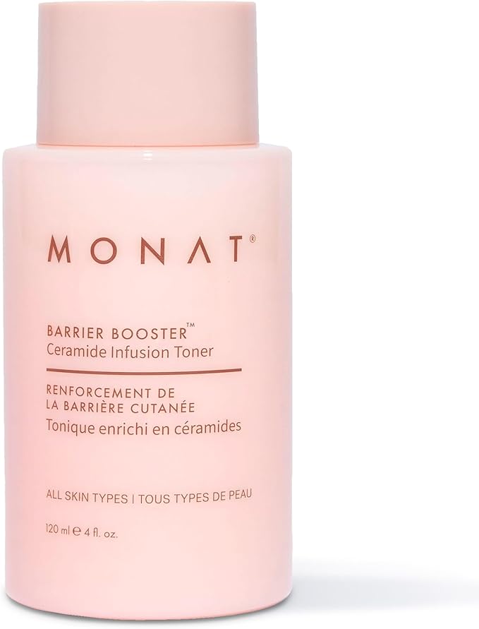 MONAT Barrier Booster™ Ceramide Infusion Toner – Hydrating, Fragrance-Free Milky Liquid for Stronger Skin Barrier, Calms Sensitivity, Preps & Soothes Face for Radiant Complexion – 120 ml / 4 fl oz