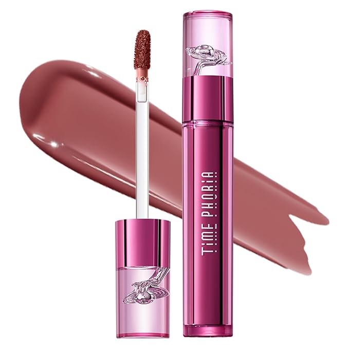 Blurring Lip Tint - Shine Lip Gloss to Soft Blurry Lip Matte Finish, Long-Lasting Lip Stain, Smooth and Blur lip lines, Weightless Watery-Velvet Feel, Hydrating & Non-Sticky (012 HUSH)
