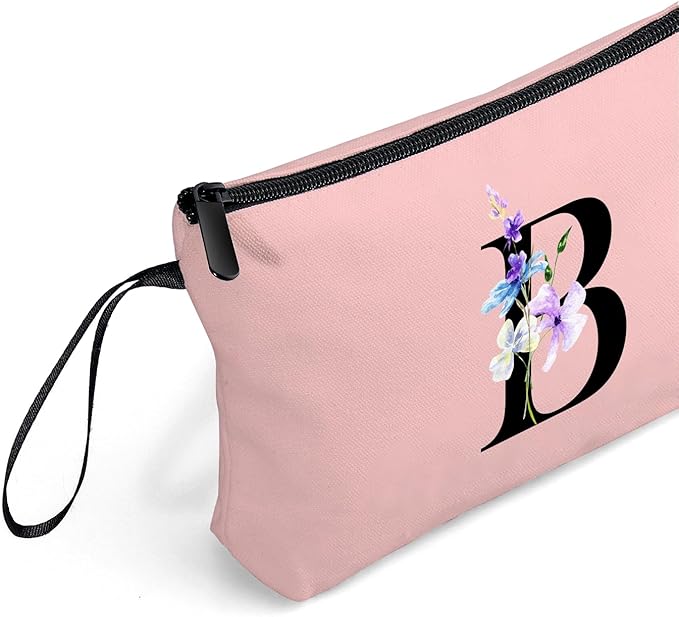 Birthday Inspirational Bridesmaid Proposal Team Small Gifts for Women Mom Aunt Teacher Sister Coworkers Makeup Cosmetic Bag Travel with Mirror Mothers Day Christmas Graduation B