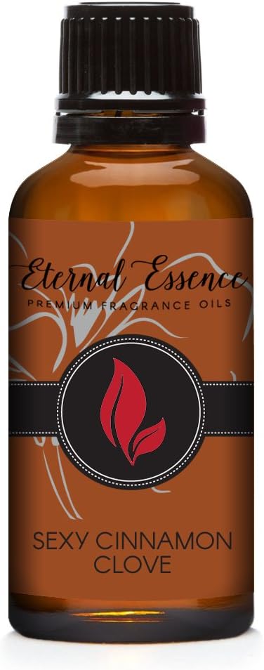 Eternal Essence Oils Sexy Cinnamon Clove 30ml Premium Fragrance Oil - for Candle, Soap Making, Aromatherapy, Diffusers, Home Care, & Humidifiers