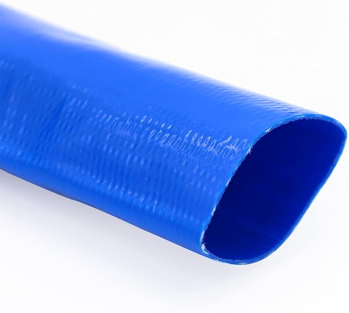 DAVCO 2" x 25 ft Pool Backwash Hose, Heavy Duty Reinforced Blue PVC Lay Flat - Image 7