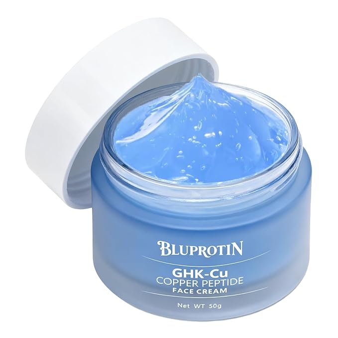 Copper Peptide Face Cream Anti-Aging and Firms Skin GHK-Cu Peptide locks in moisture and repairs skin imperfections 50g
